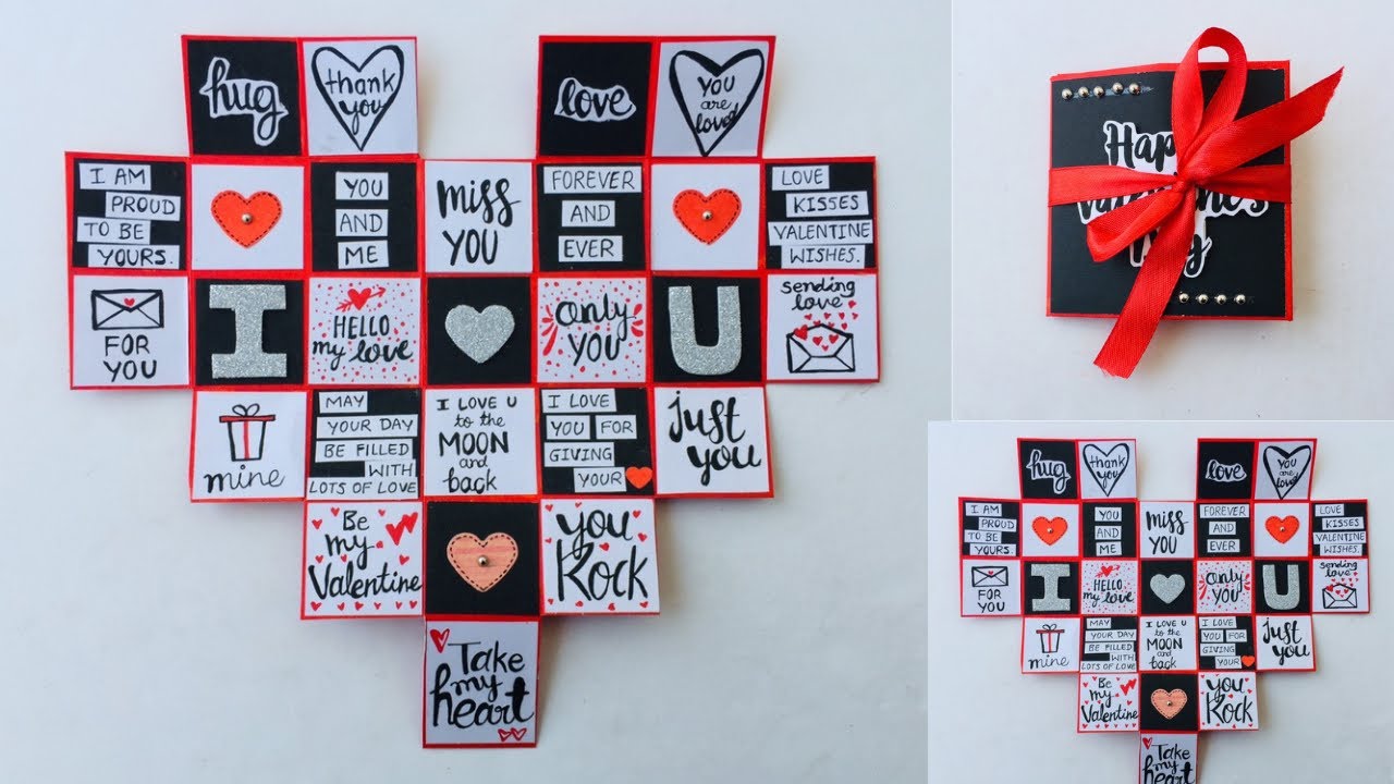 Beautiful Handmade Valentine's Day Card Idea||Diy Greeting Cards For Valentine’s Day